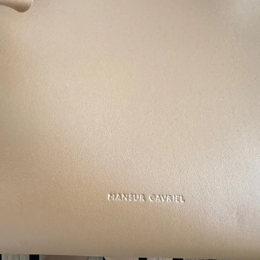 Mansur Gavriel Tan Leather Backpack - Picture 2 of 4